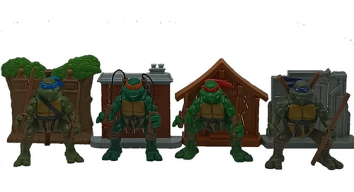 Tortugas Ninja Figuras 2003 Colección Acción De Ataque Salto (Usado)