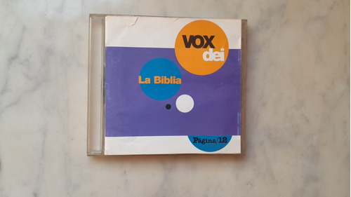 Vox Dei La Biblia Página 12 Cd Usado 1996 Argentina. 