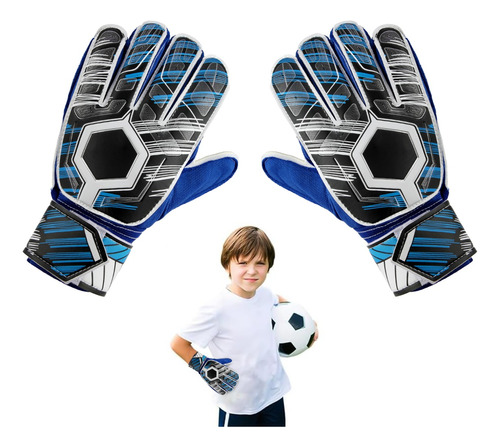 Guantes De Portero Fútbol Profesional Antidesliz Para Niño