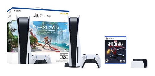 Ps5 + Hfw (voucher) + Ps5 Miles Morales + Ps5 Cargador