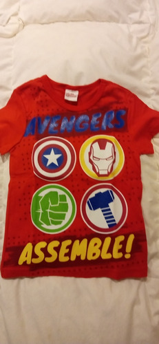 Remeras Importadas T4. Avengers Y Mickey Mouse M Corta