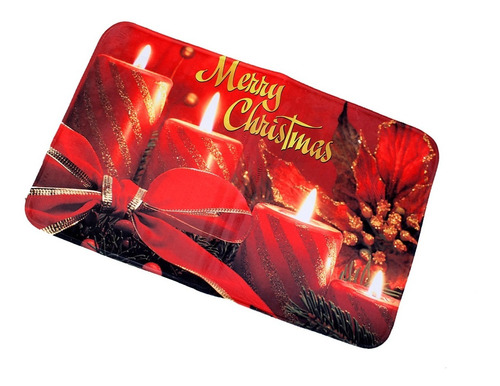 Navidad Tapete Decorativo Antideslizante De 50x80cm