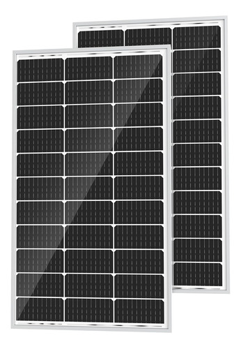 Paneles Solares De 100 W 12 V Vehiculos Recreativos 2un