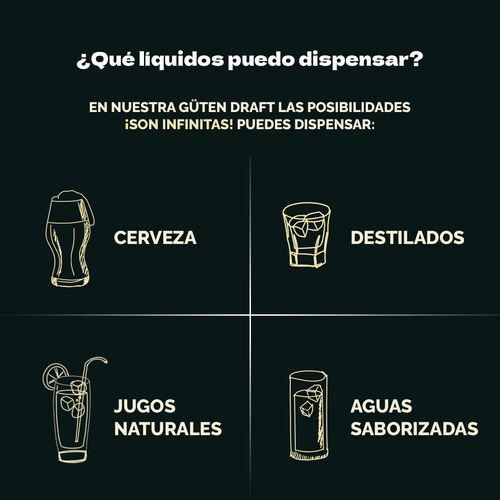 Keg 5lt Con Dispensador Flexible Y Co2 | Portátil | Camping
