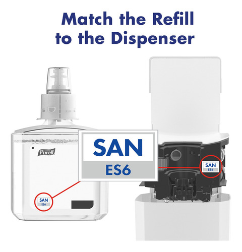 Jabon Espuma Purell Es6 2pz 6469-02