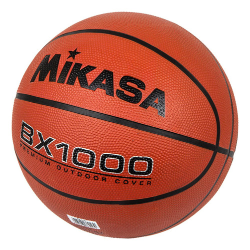 Balón Baloncesto Mikasa Bx1000 #7 Hule Uso Al Aire Libre