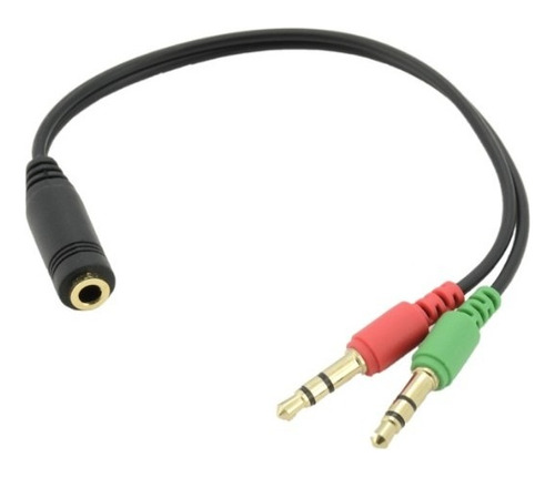 2 Cable De Audio Splitter Plug 1 Hembra A 2 Machos X2