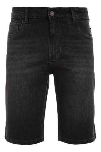 Bermuda Jeans John John Majorville Ve24 Preto Masculino