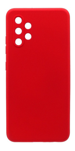 Carcasa Para Samsung A32 4g Silicona Antideslizante Cofolk Color Rojo