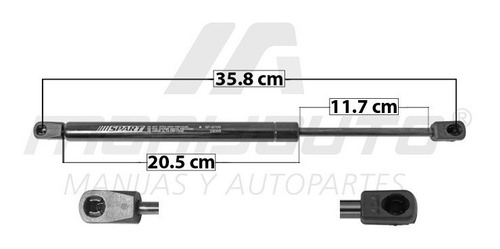 Amortiguador Cofre Lincoln Navigator 2007 - 2017 Der=izq Mnj