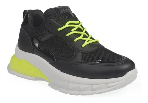 Imagen 2 de 8 de Zapatillas Curly 47 Street Mujer Urbanas Livianas Plataforma