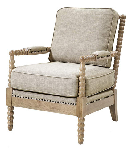 Sillas Decorativas Modernas Madera Maciza Ribete De Clavos