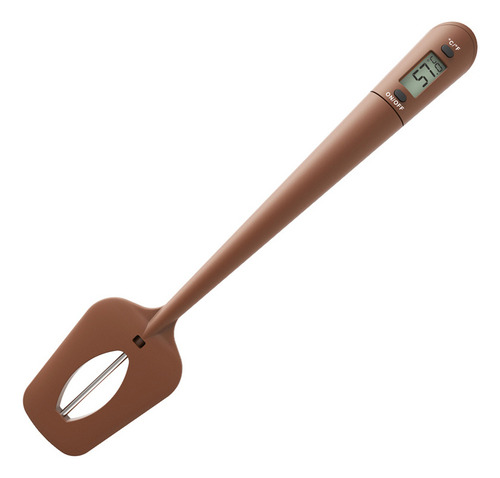 Espátula De Silicona Con Termómetro Digital Para Cocina
