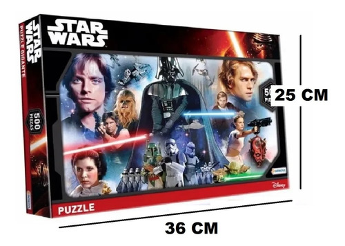 Imagen 3 de 5 de Puzzle Rompecabezas 500 Piezas Star Wars Original Tapimovil