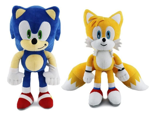 2pcs Sonic Colas Juguetes De Peluche 30cm Sonic Plush Toys