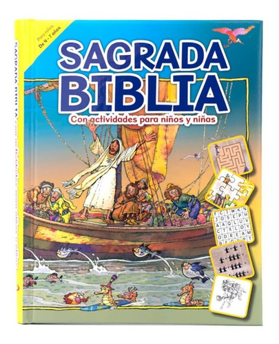 Sagrada Biblia Con Actividades Para Niños De 4 A 7 Años