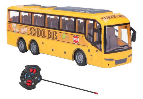 Autobús Con Control Remoto Para Niños, Luz Led, Autobús Esco