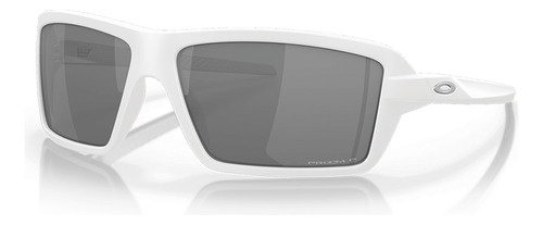 Óculos  Sol Oakley Cables Matte White Prizm Black Polarizada
