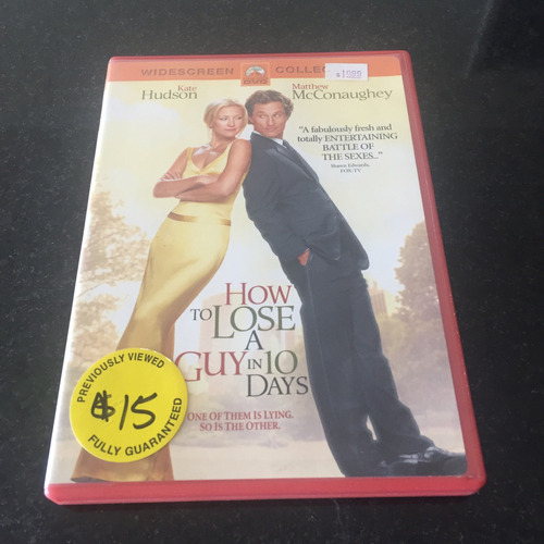 Como Perder A Un Hombre En 10 Días (dvd, Kate Hudson)