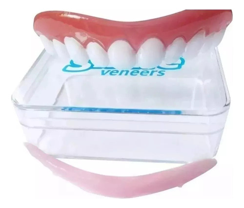 2 Juegos De Dentaduras Postizas De Silicona Simuladas