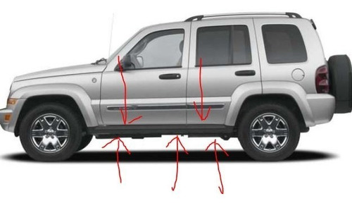 Ganchos Retenedores Estribos Jeep Cherokee Liberty Kj 07 