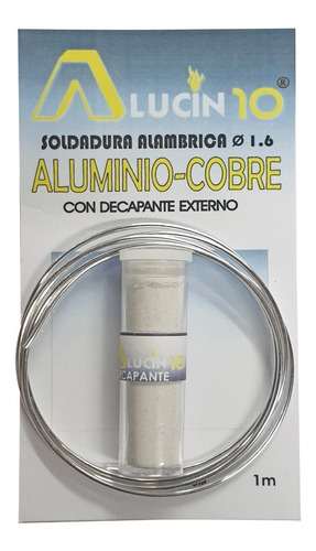 Alucin 10 - Soldadura Aluminio-cobre Con Decapantante