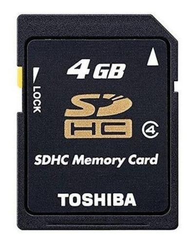 10x Cartão De Memória Sd 4gb Sdhc Toshiba Ou Lexar Original