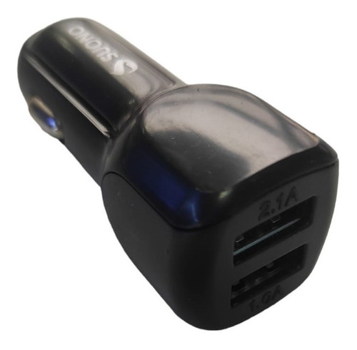 Imagen 3 de 6 de Cargador Auto 2 Puertos Usb Ideal Para Celulares Mp3 Y Mas