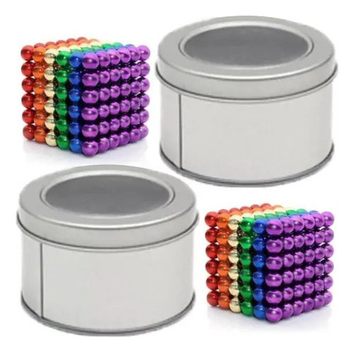 2 Cajas De Cubos Magnéticos Esféricos De 5 Mm