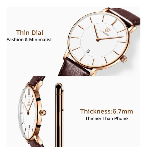 Mira Ben Nevis A La Moda Minimalista Simple Para Hombre Con