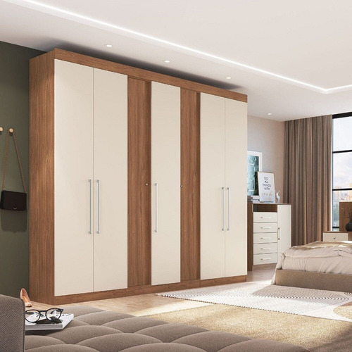 Guarda Roupa 258cm X 233,5cm Moderno Dormitorios Jhwt