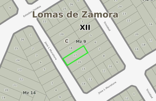 Terreno En Venta - 300mts2 - Lomas De Zamora