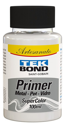 Primer Para Pet Metal E Vidros 100ml Tek Bond