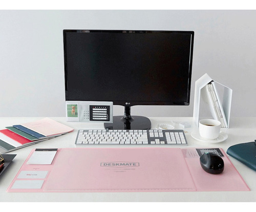 Mouse Pad Multifuncional Com Armazenamento E Calendário Para
