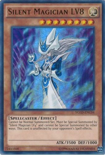 Yugioh Mago Silencioso Lv8 Ygld-spc04 Ultra Rare