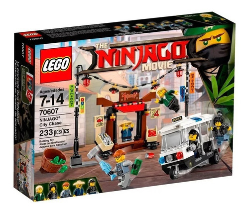 Brinquedo De Montar Lego Ninjago Perseguição Na Cidade 70607