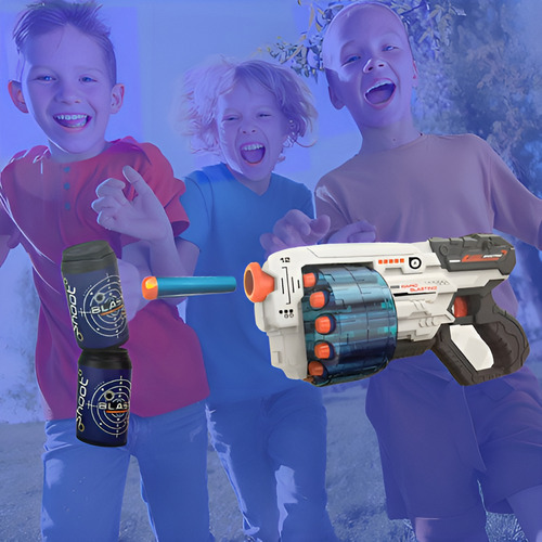 Pistola Lanza Dardos Juguete Multiples Tiros Con Objetivos