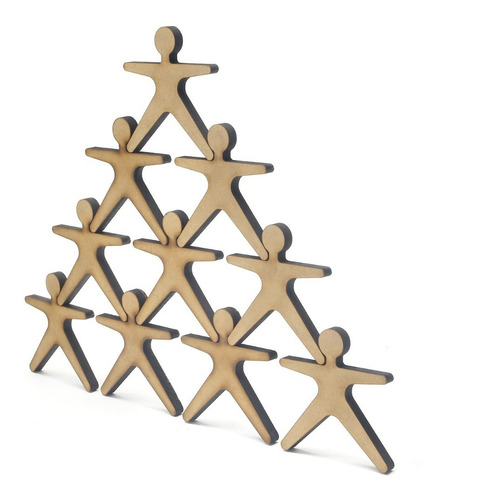 Equilibristas Mdf X 10 Encastre Motricidad Equilibrio Juegos