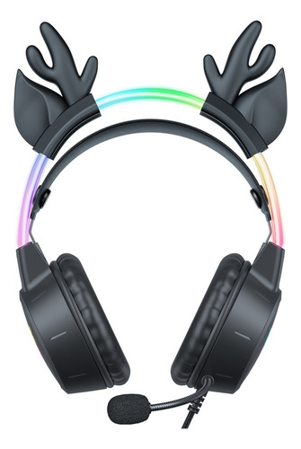Para Fone De Ouvido Rgb Wired Gaming Com Cancelamento De