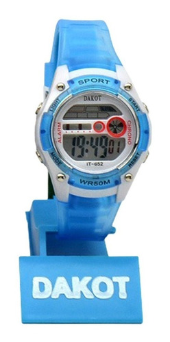 Reloj Pulsera Digital Dama Deportivo Sumergible Dakot Da178
