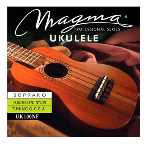 Encordado Ukelele Soprano Magma Fluorescente