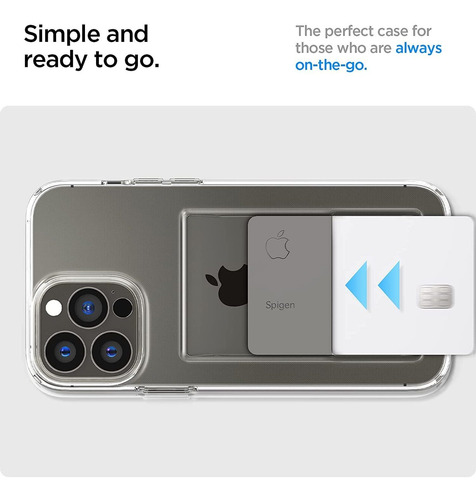 Imagem 2 de 4 de Capa Spigen Crystal Slot Para iPhone 13 Pro 6.1''