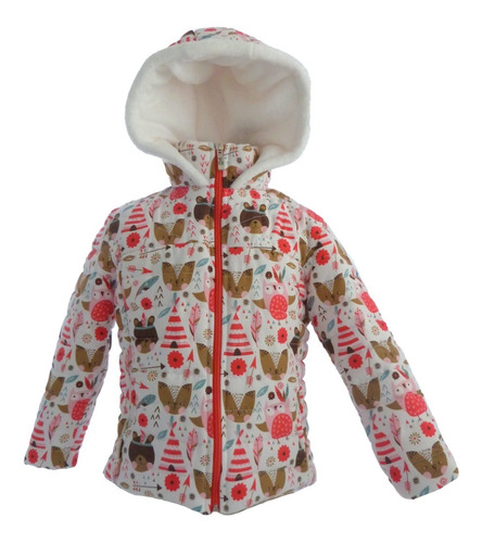 Chaqueta  Rain Para Niñas Acolchadas