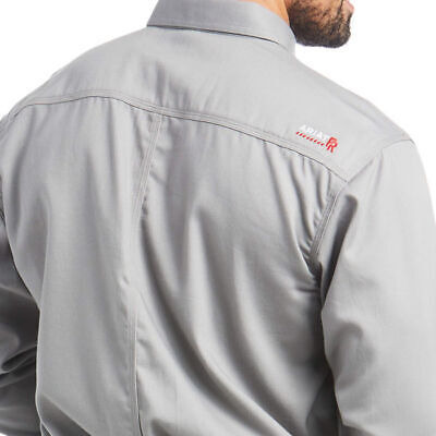 Ariat 10012253 Flame-resistant Shirt,gray,s Aad