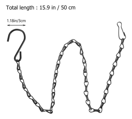 Cadena Con Forma De Gancho Para Colgar En Forma De Maceta, 1
