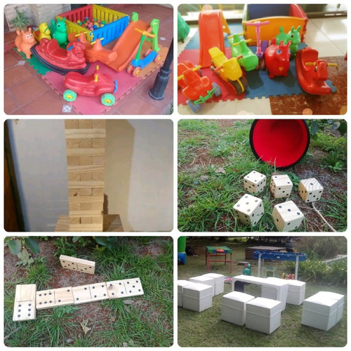 Alquiler Inflables Chicos Plaza Blanda Metegol Minipooltejo