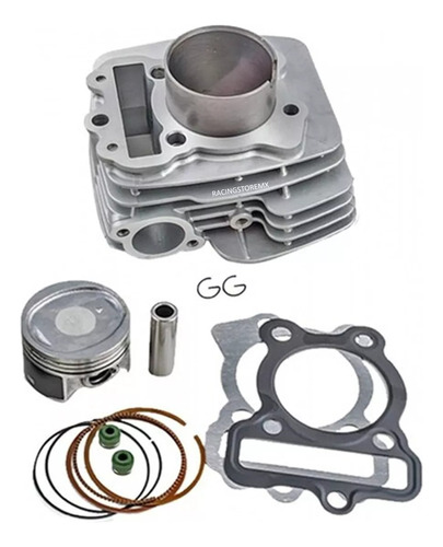 Kit Cilindro Completo Bajaj Boxer 150 Bm150 Calidad Original