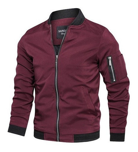 Chaqueta Impermeable De Aviador Para Hombre Primavera