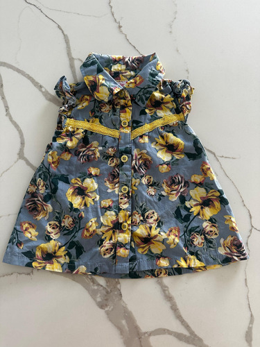 Vestido De Flores 12 Meses Marca Penelope Mack