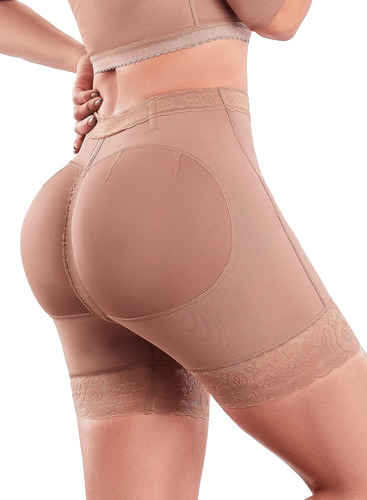 Panty Short Reductor Moldeador Levanta Glúteos Colombiano